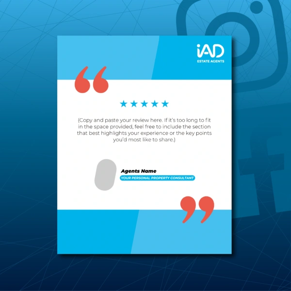  Review Template Blue