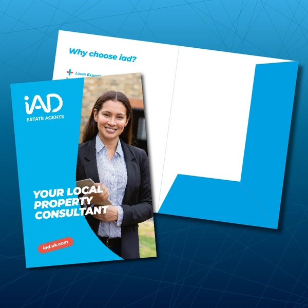  Interlocking Presentation Folder